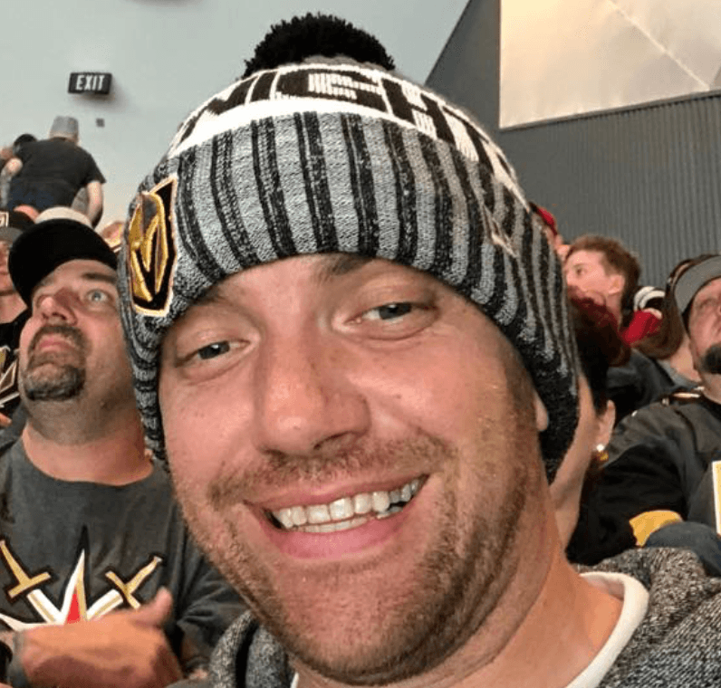 Steve Adkins, Team Captain of Nevada Veterans Hockey Club